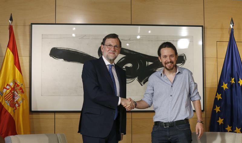 Iglesias, Rajoy