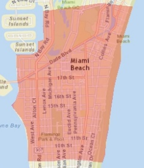 CDC zika Miami Beach