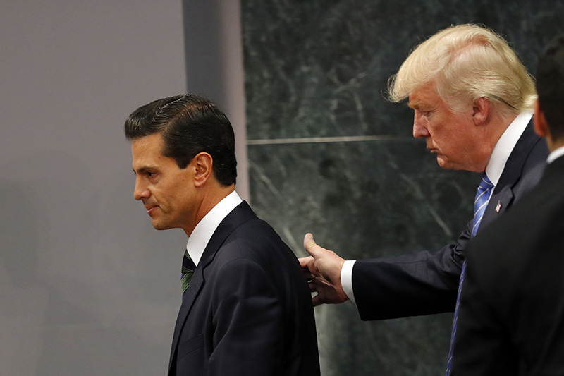 trump y Peña Nieto