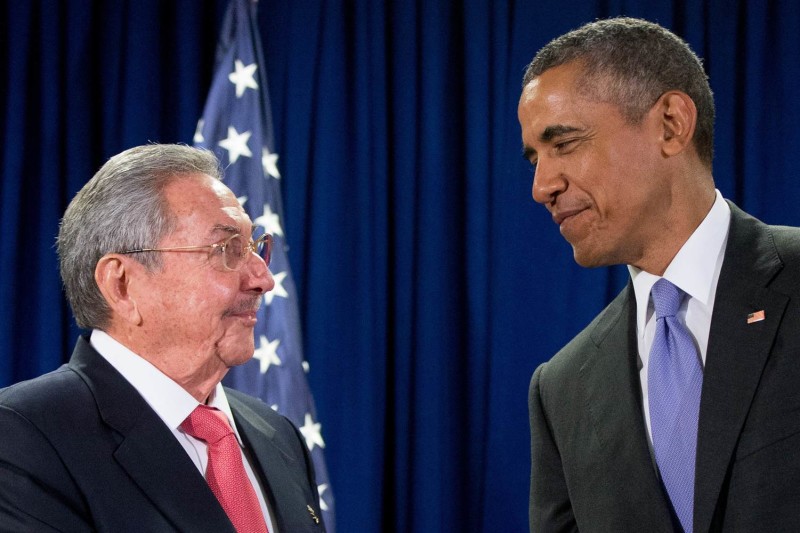 Raúl Castro y Barack Obama