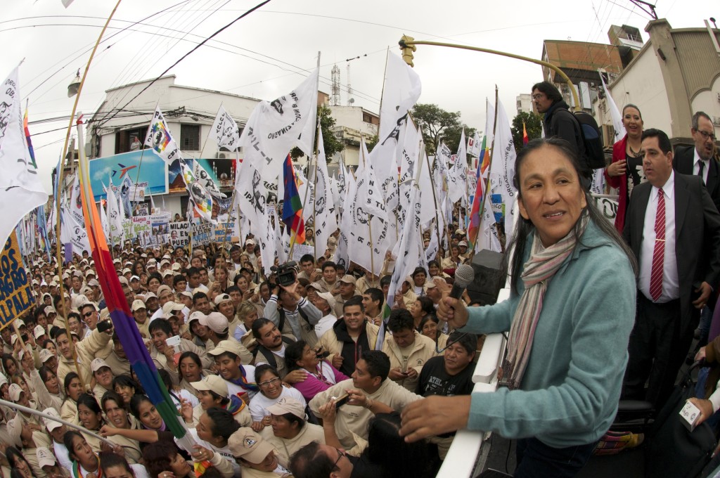 Manifestación Túpac Amaru en provincia de Jujuy 