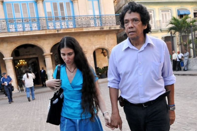 Yoani Sánchez y Reinaldo Escobar