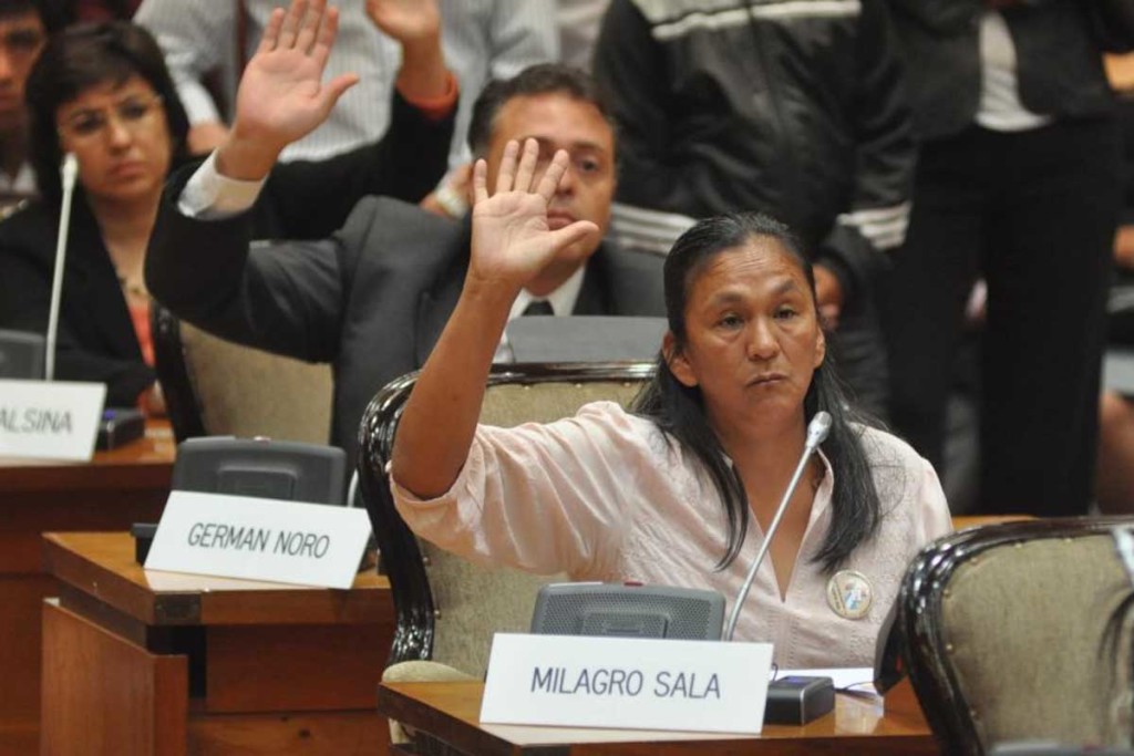 Milagro Sala en Mercosur 