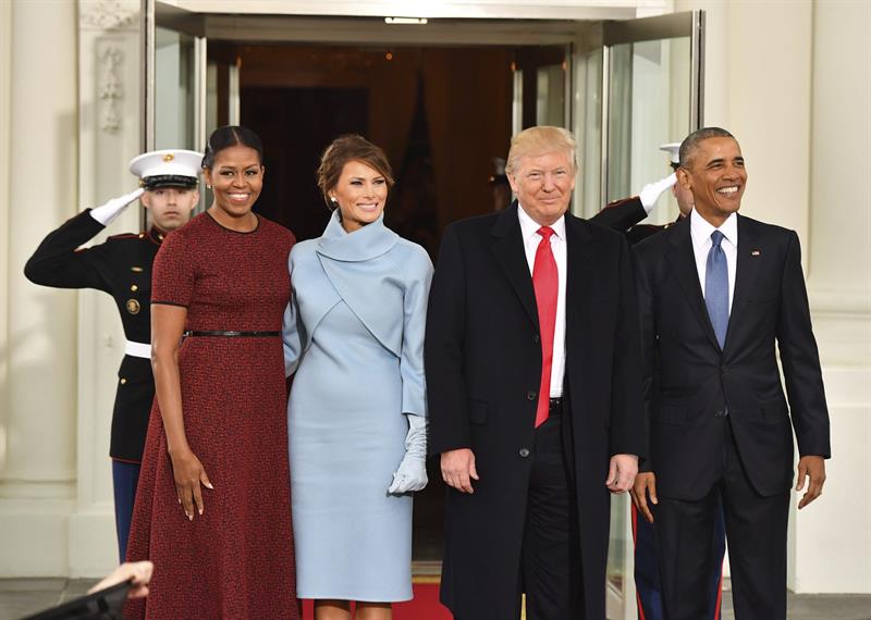 obamas y trump