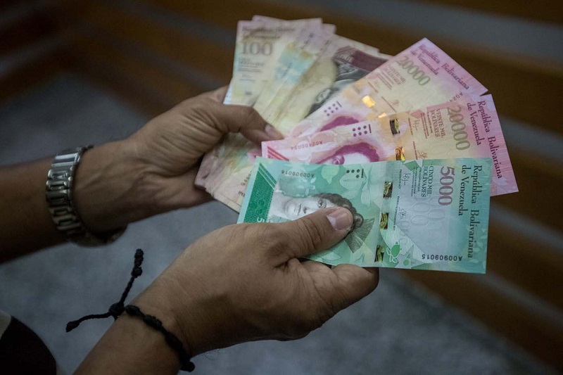 billetes venezuela cuatro