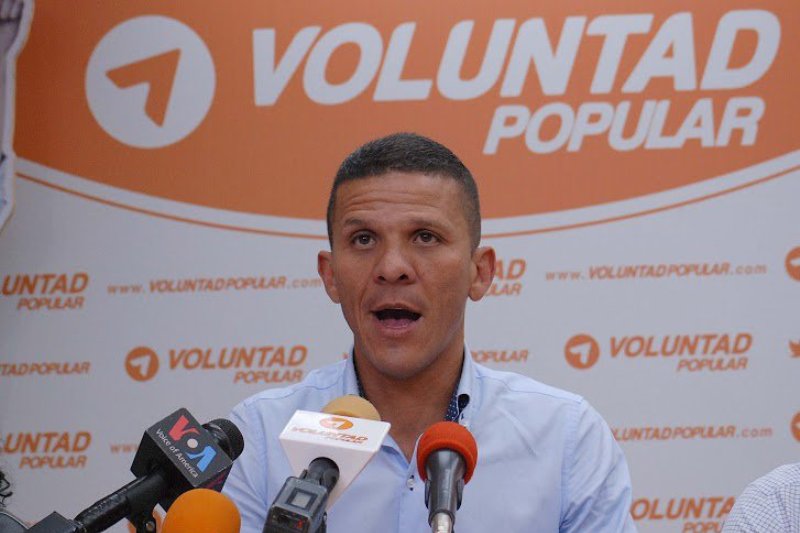 Diputado del partido opositor Voluntad Popular Gilber Caro