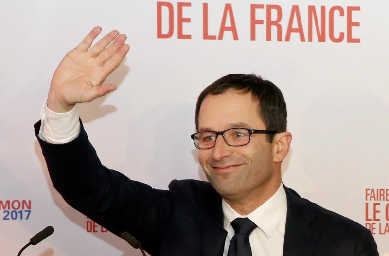 Benoit Hamon, candidato a liderar el partido socialista francés, el pasado 22 de enero de 2017 _ Foto Google