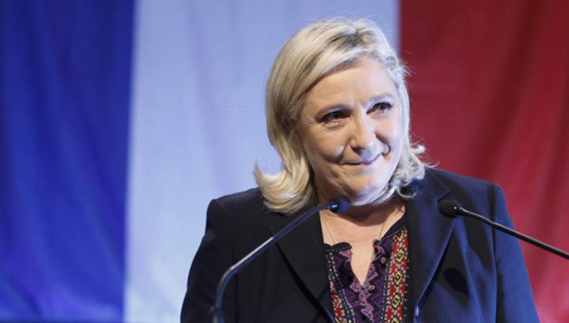 Marine Le Pen ha evidenciado su cercanía con las políticas de Trump _ Foto EFE