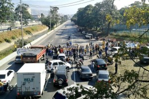 Foto: @CarmeloZam/ LA protesta sorprendió a muchos 