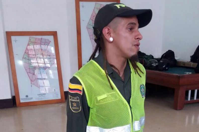 Falso Policia COlombia