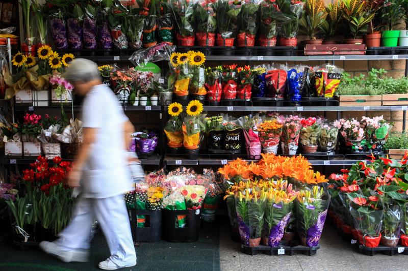 Vista de un mercado de flores hoy, martes 07 de marzo de 2017, en Sao Paulo, Brasil. EFE