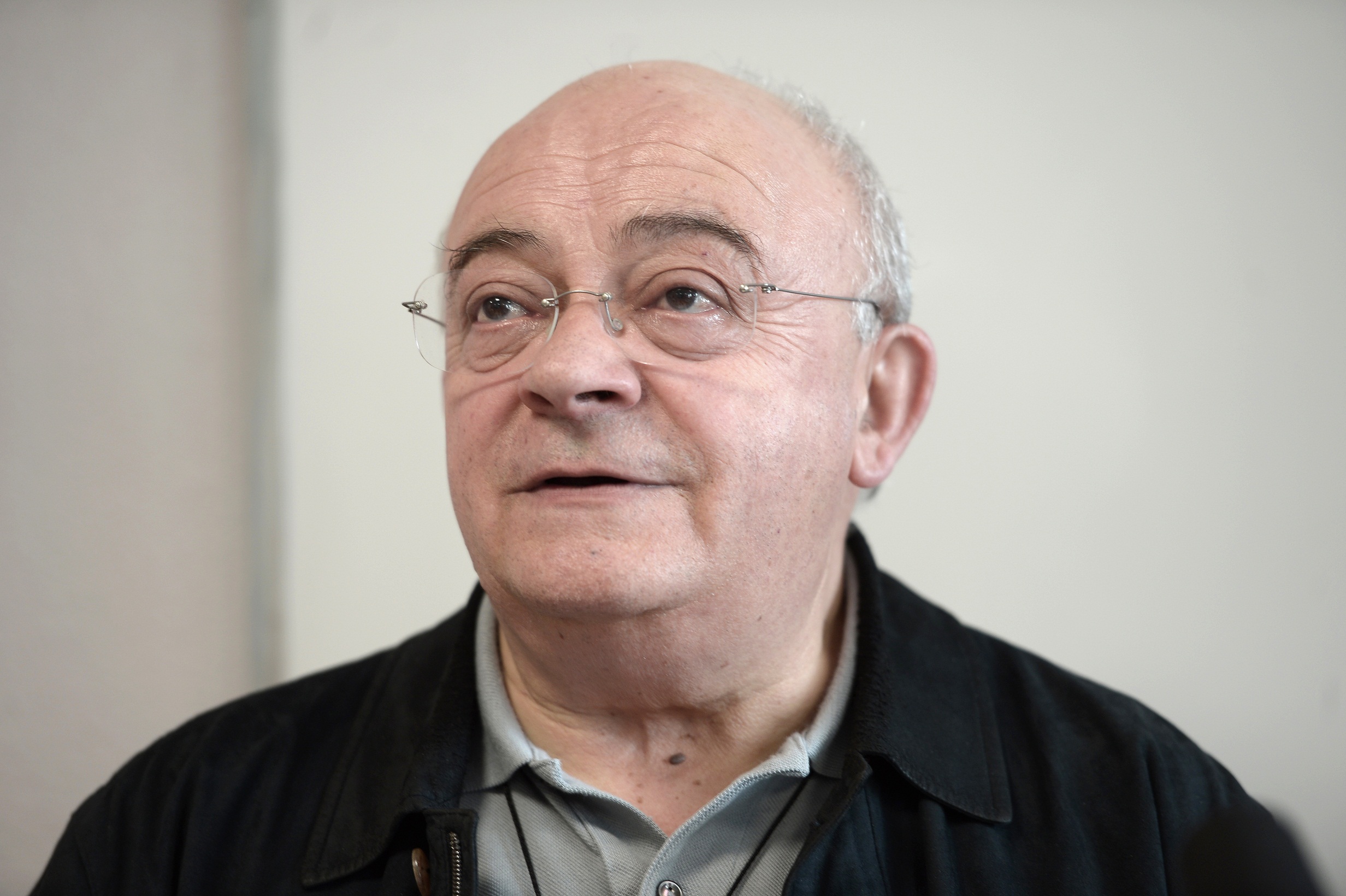 Fathers Bernard Hayet delivers a press conference at the diocese of Dax on April 6, 2017, after the resignation of a French bishop over "inappropriate behaviour" towards youths. A French bishop resigned on April 6 at the behest of the Vatican over "inappropriate behaviour" towards youths, just weeks after complaints came to the attention of his diocese. Herve Gaschignard, 57, bishop of the southwest diocese of Dax, tendered his resignation at the suggestion of the Vatican's envoy to France, Archbishop Luigi Ventura, the French Catholic Church said in a statement.   / AFP PHOTO / IROZ GAIZKA