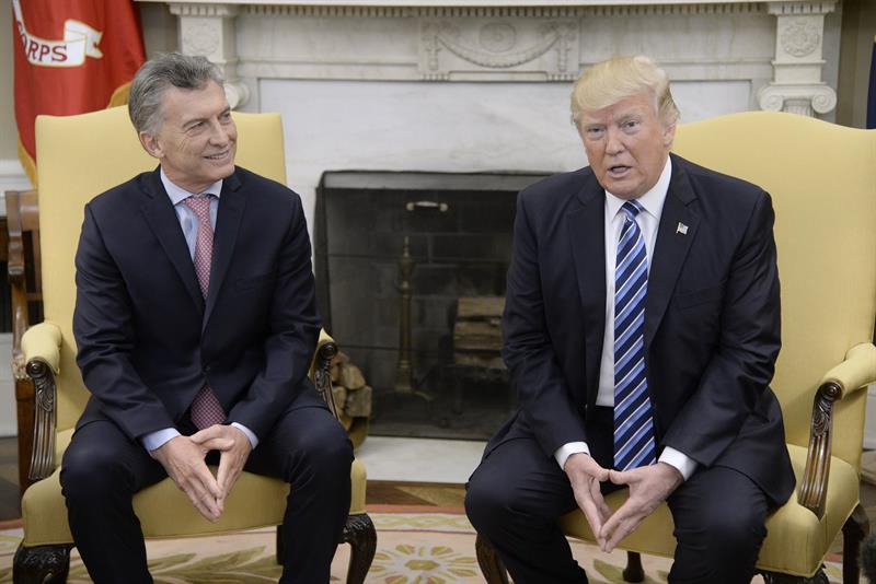 Macri y Trump- EFE