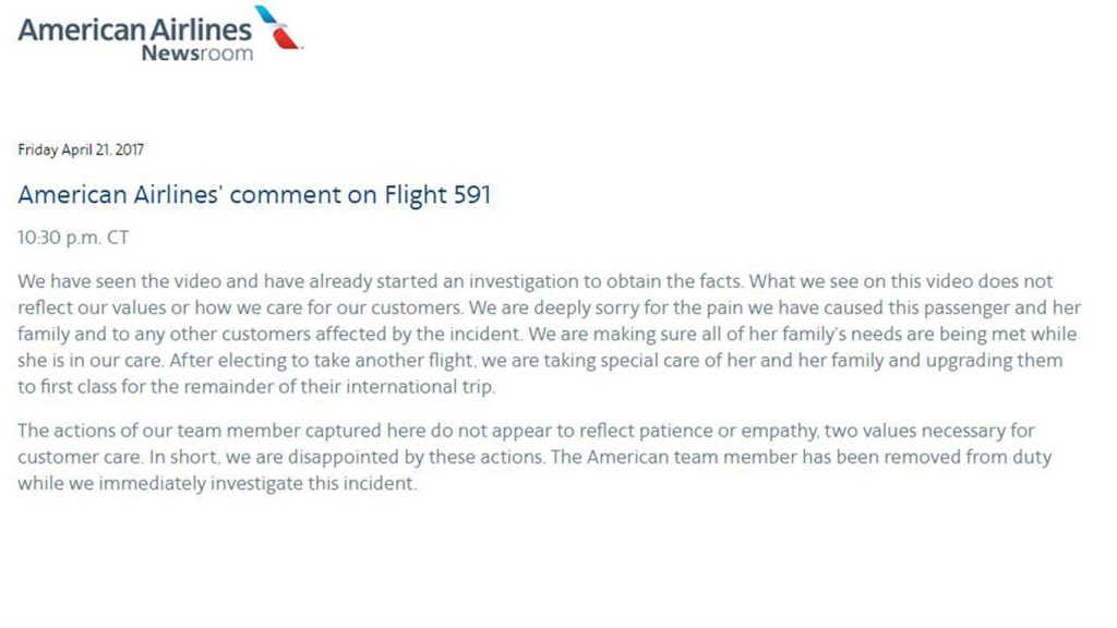 Foto: Captura en la web de Américan Airlines.