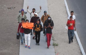 Refugiados mexicanos en frontera con EEUU/ Foto EFE