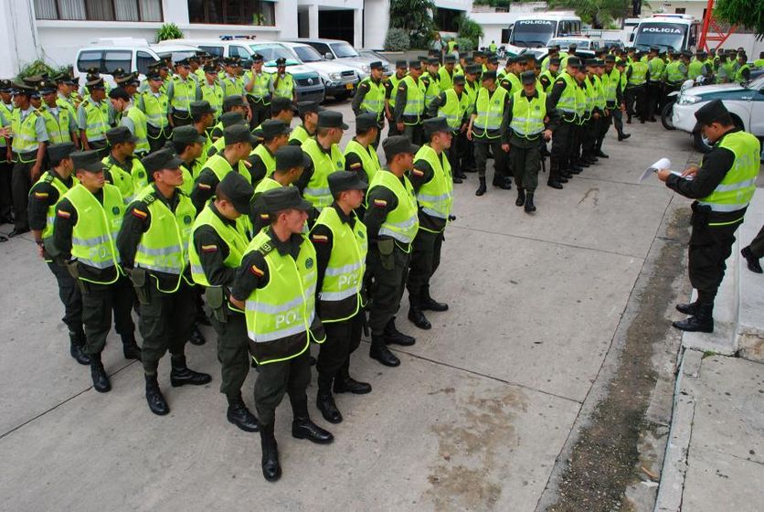 policia colombiana
