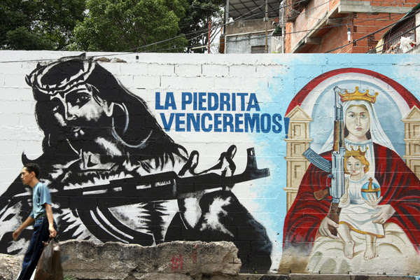 Murales en el sector la piedrita del 23 de enero. Caracas, 25-04-2010 (ALEXANDRA BLANCO / EL NACIONAL)