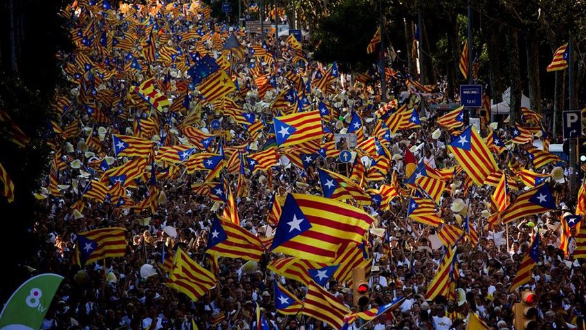 banderas de cataluña