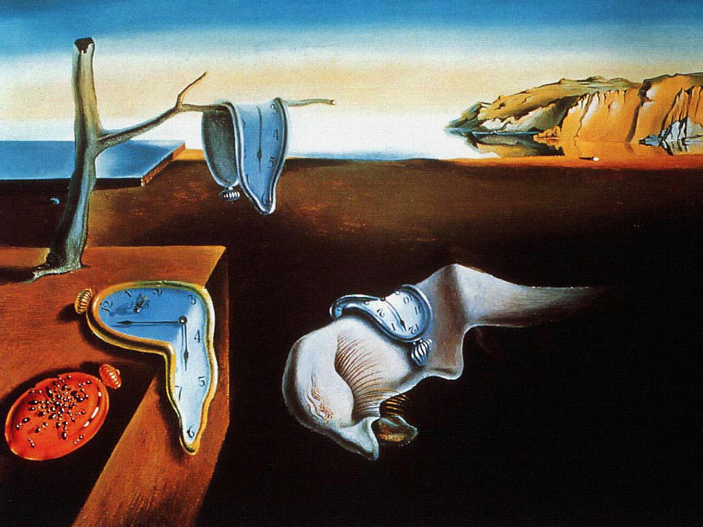 Cuadro de Dalí. La persistencia de la memoria (1931)