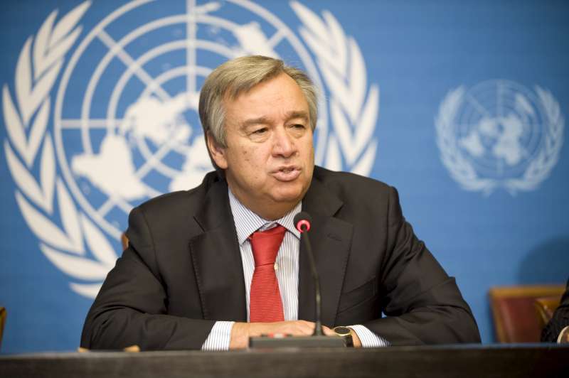 secretario general de las Naciones Unidas (ONU) Antonio Guterres