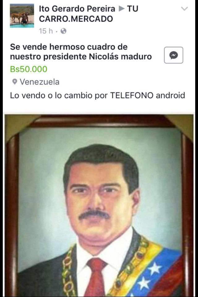 cuadro de Maduro