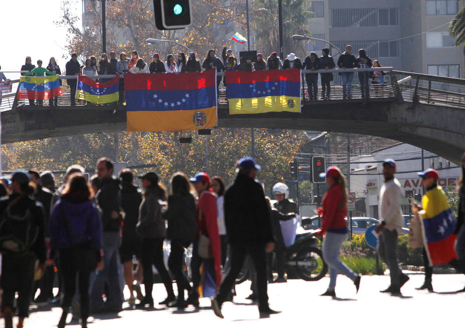 venezolanos en chile