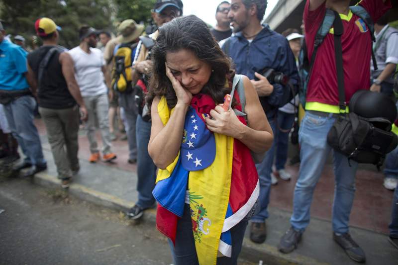 venezolanos descontentos